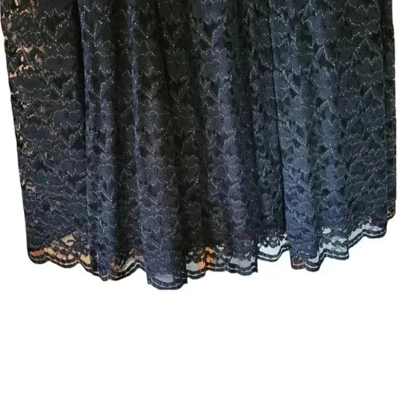 Vintage 80'S Simon Chang Diffusion midi crinoline Sparkly party  skirt & Top - Picture 7 of 11
